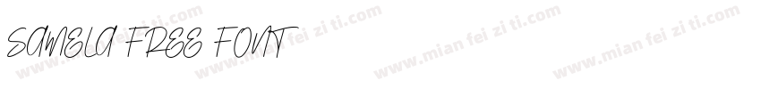 SAMELA FREE FONT字体转换